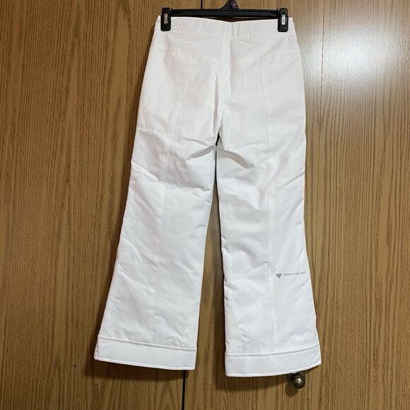 NWT Obermeyer Girl’s Small (8) Brooke Snow Pants White - Picture 2 of 7